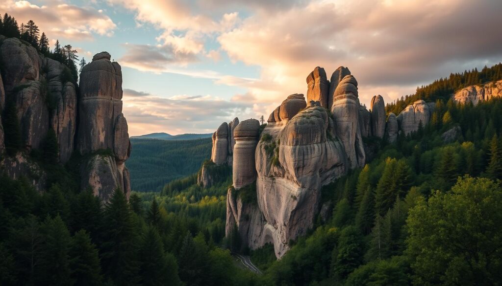 Bastei Felslandschaft Bastei Felslandschaft