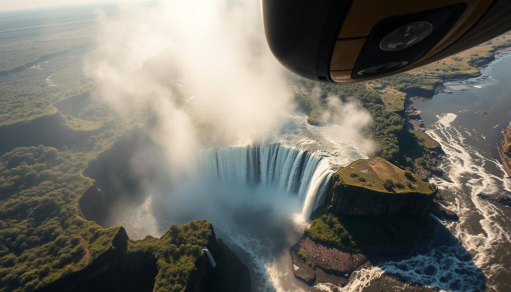 Helikopterflug über Victoria Falls
