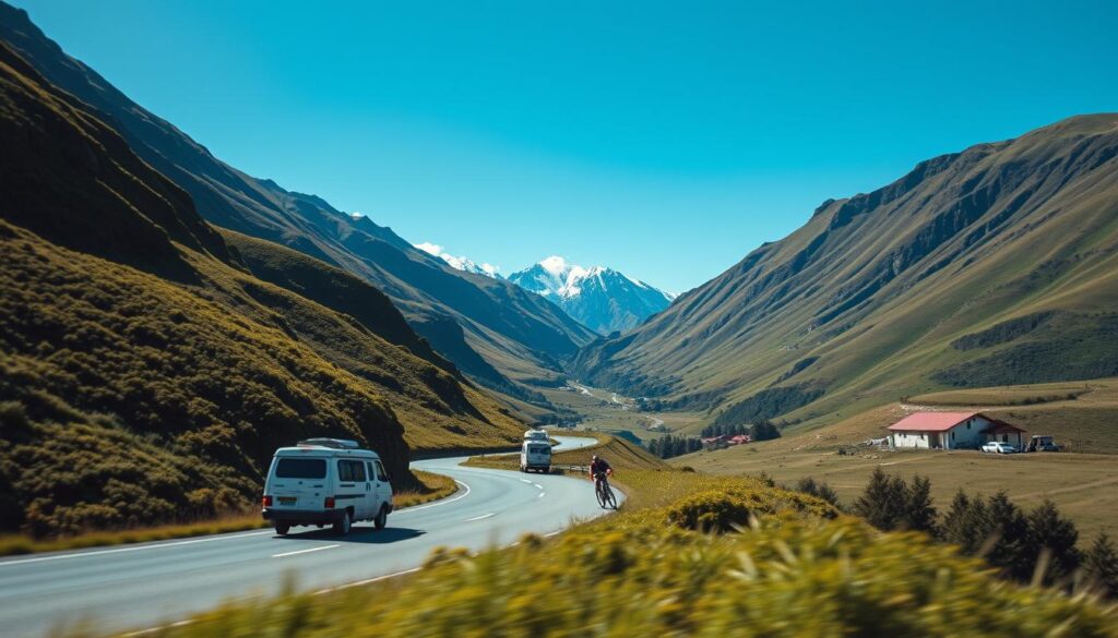 Inlandsreisen in Neuseeland