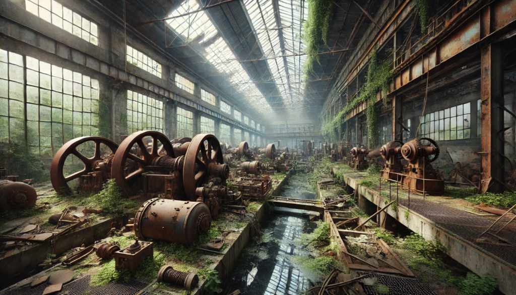 Lost Places - Bild einer verlassenen Fabrik