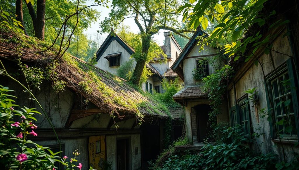 Natureroberung im Grünes Geisterdorf