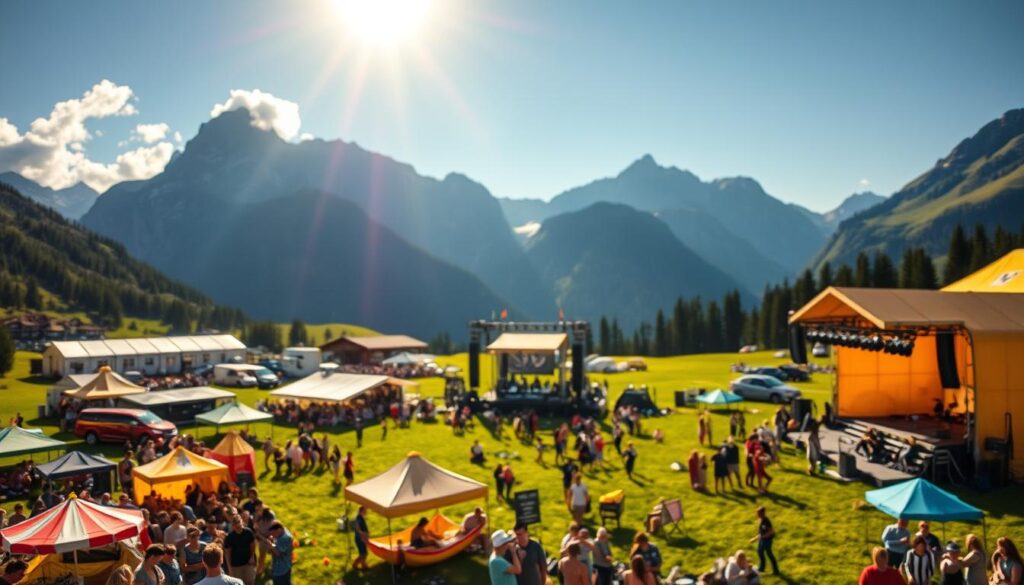 Sommerliches Musikfestival in den Dolomiten Sommerliches Musikfestival in den Dolomiten