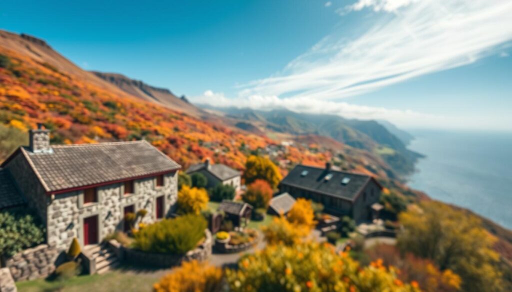 Herbstliche Landschaft auf Madeira