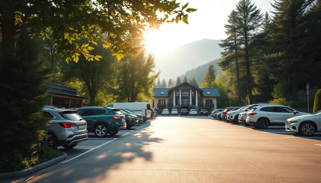 Rhön Park Aktiv Resort Parkplatz