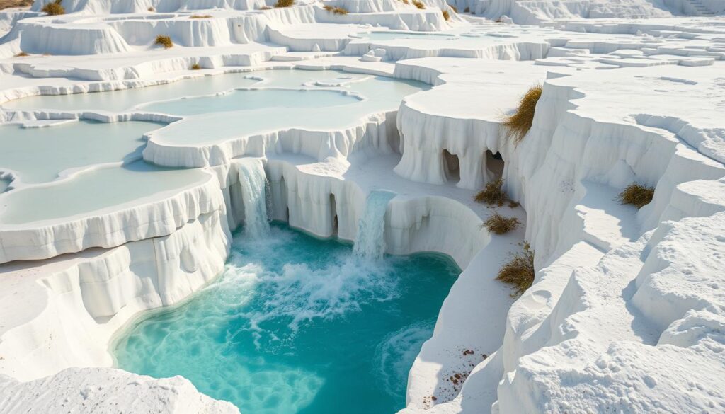 Travertinbecken Pamukkale Geologie