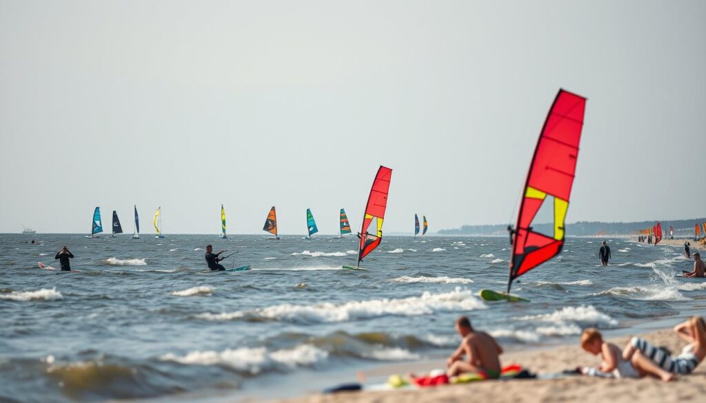 Wassersport an der polnischen Ostsee