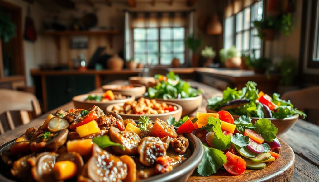 Vegetarische slowenische Gerichte
