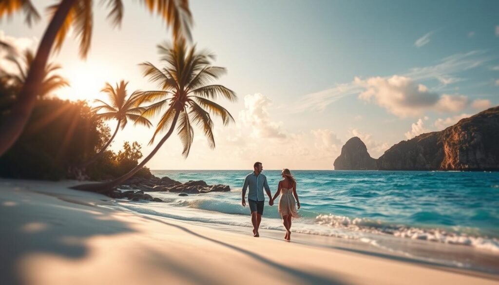 Romantische Strandziele für Paare