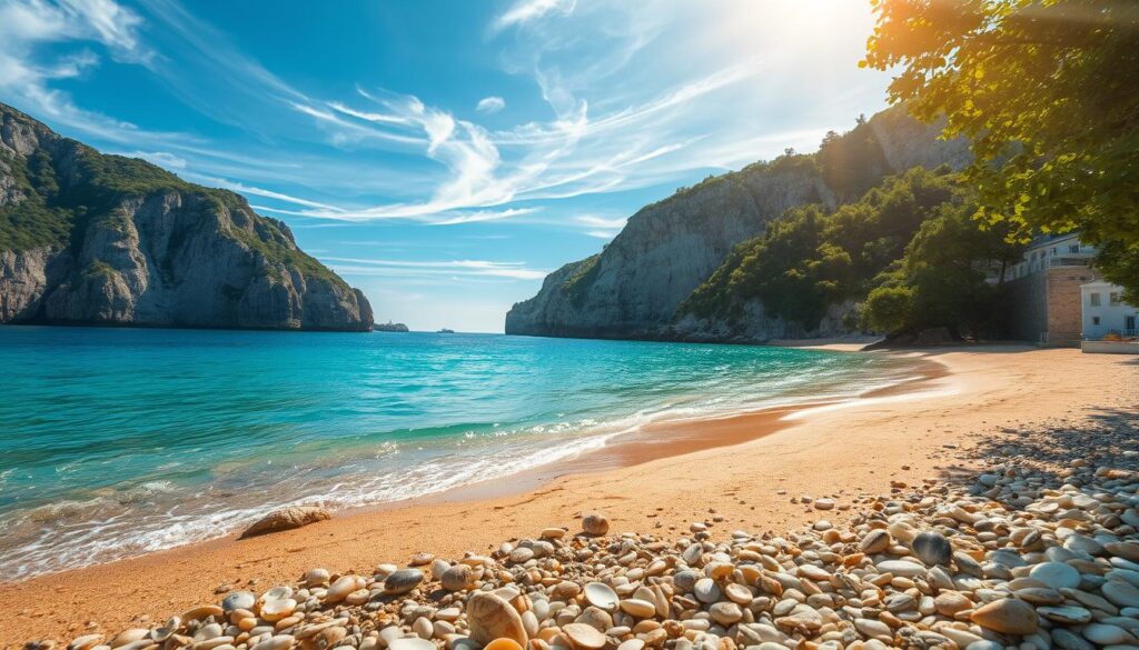 Vajza Strand Albanien