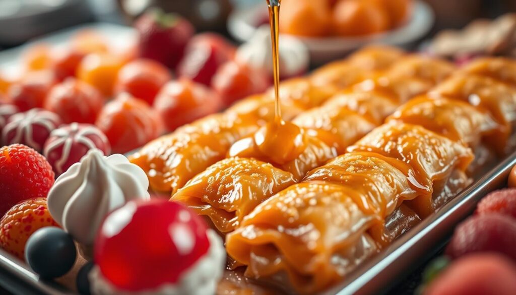 Baklava und traditionelle albanische Desserts
