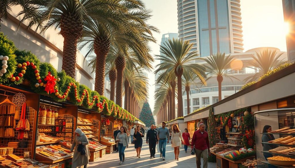 Dubai Weihnachtsshopping Erlebnis