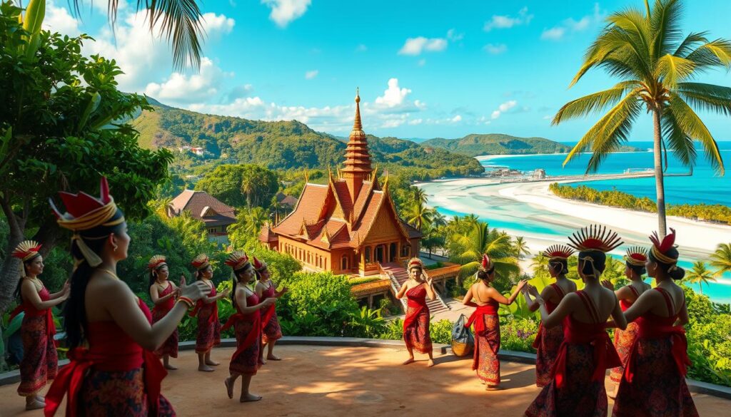 Kulturelle Traditionen Thailand Inseln