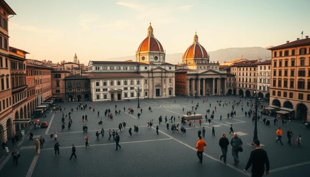 Historische Plätze Florenz Aussicht
