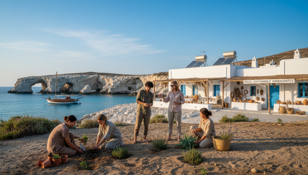 Nachhaltiger Tourismus auf der Insel Milos Nachhaltiger Tourismus auf der Insel Milos