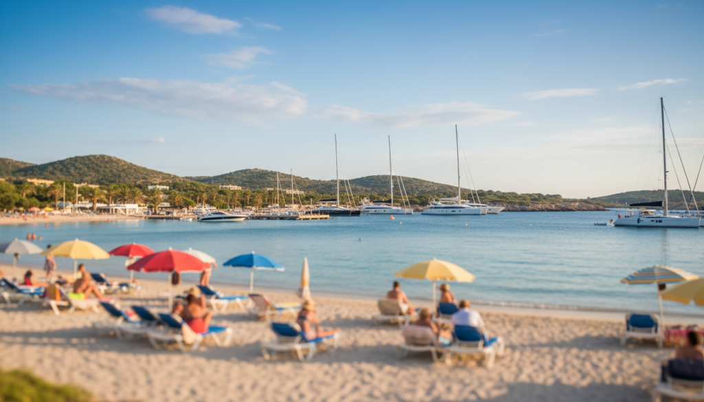 Strände und Hafen Formentera