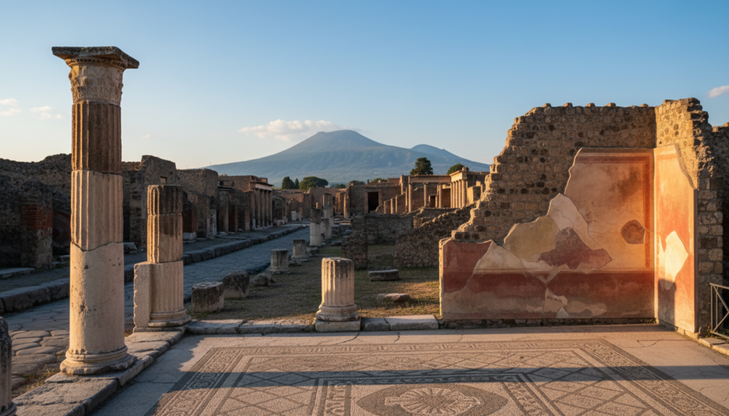 Pompeji Vesuv antike Ruinen Vulkan Pompeji Vesuv antike Ruinen Vulkan