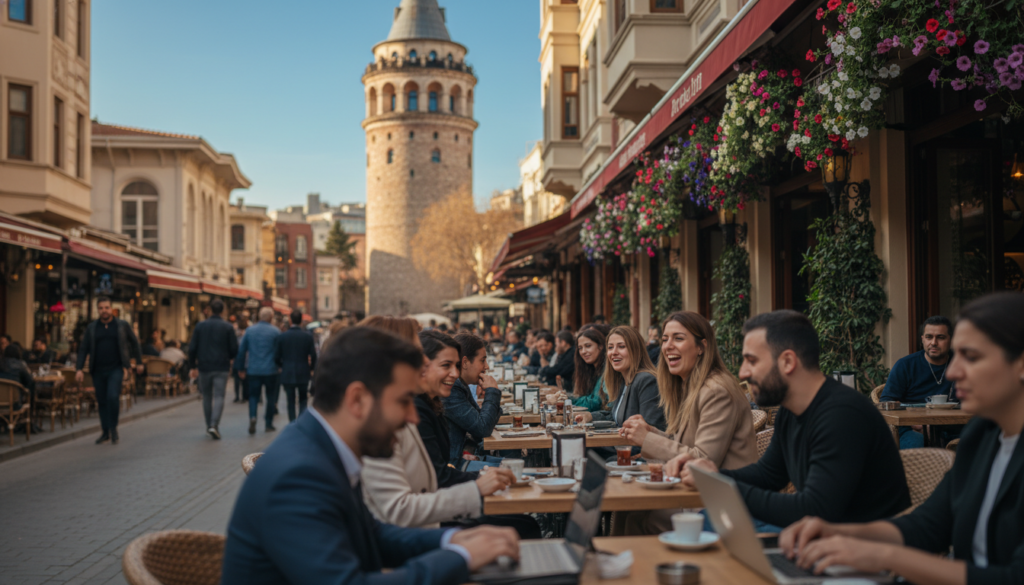 beyoğlu viertel cafés