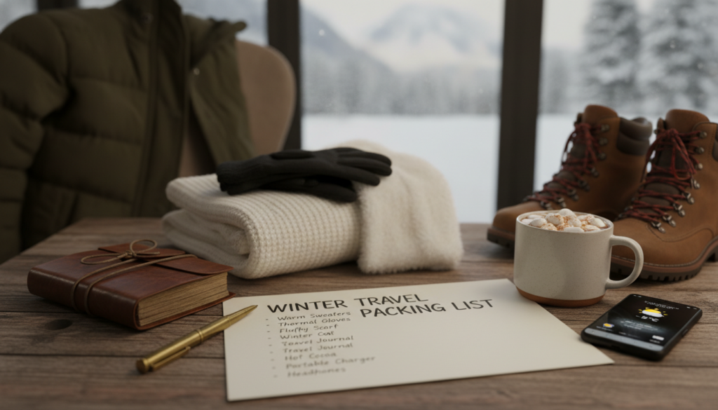 packliste winterreise