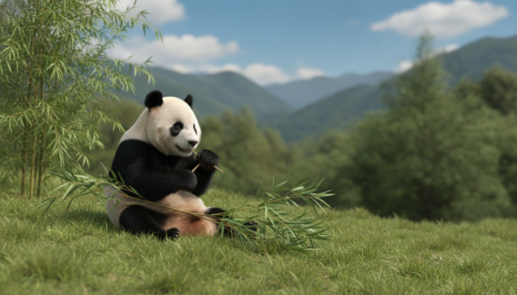Panda als weltweites Symbol